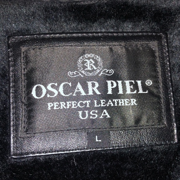 Genuine Black Leather Jacket - Picture 2 of 3